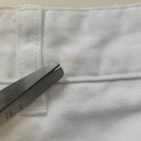 Vintage Tommy Hilfiger Shorts Size 34 White Golf Casual Chino Y2K Mens - Picture 9 of 9